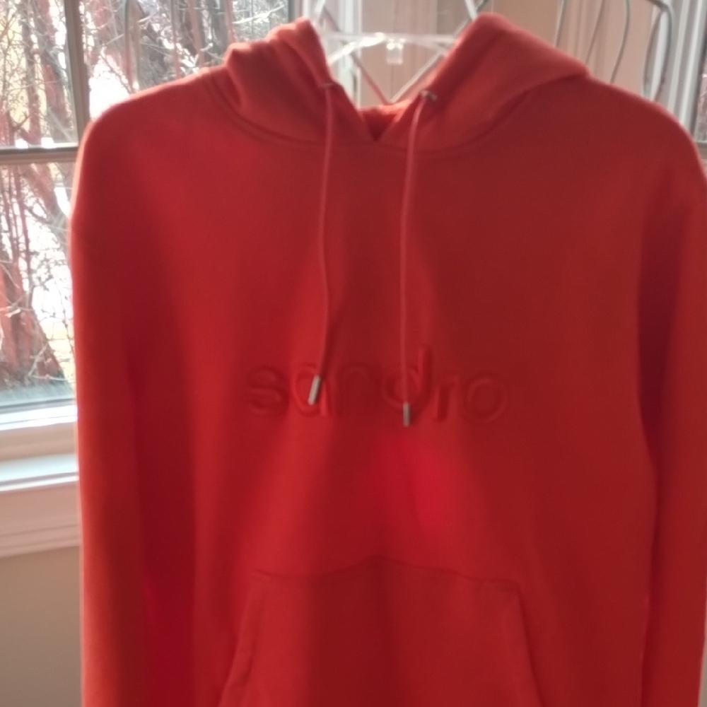 Sandro Bold Orange Hoodie - Picture 5 of 16